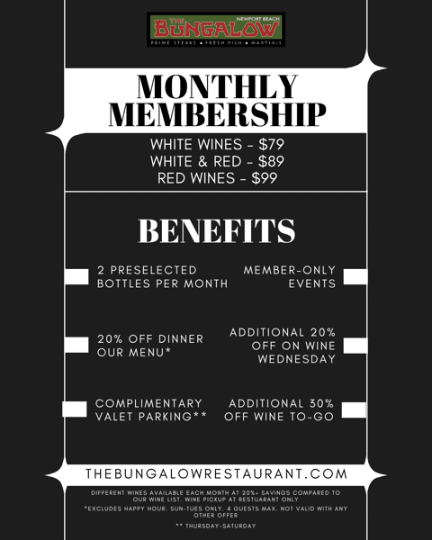 Join Bungalow Wine Club