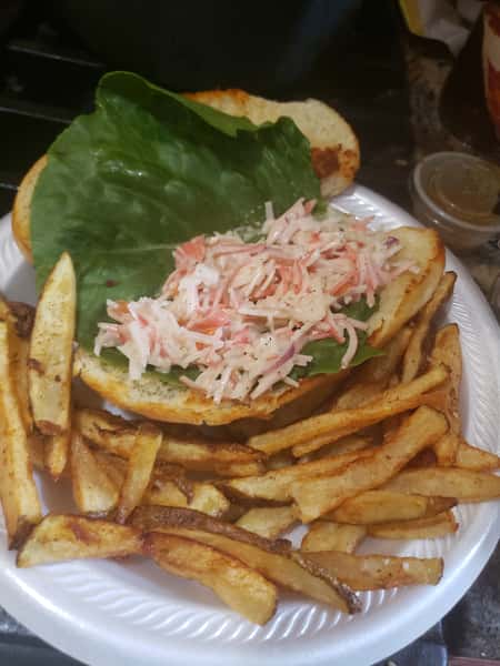 Crab Salad & Fries