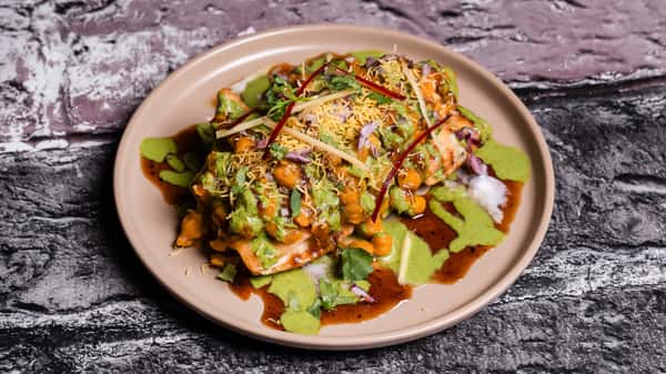 Samosa Chickpea Chaat