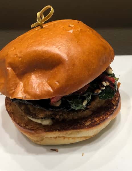 Portabella sandwich Vegetarian Menu Alden Park American