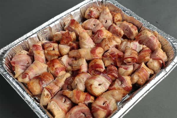 Turkey wrapped in Bacon