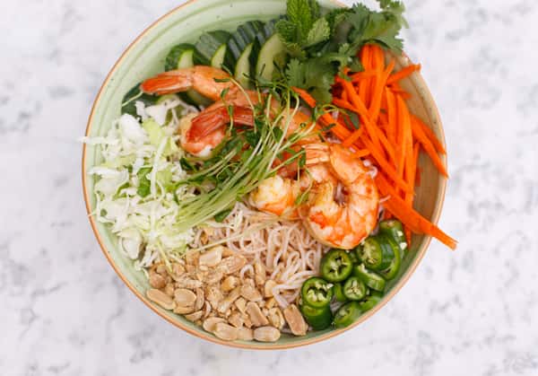Vietnamese Shrimp Bowl