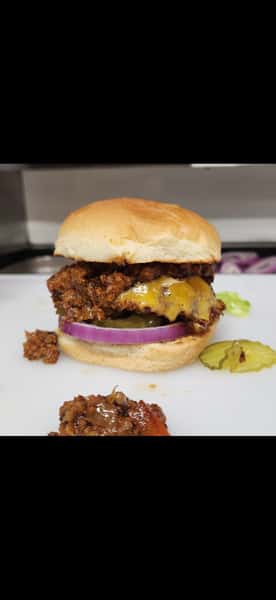 Juicy Chili Cheese Burger