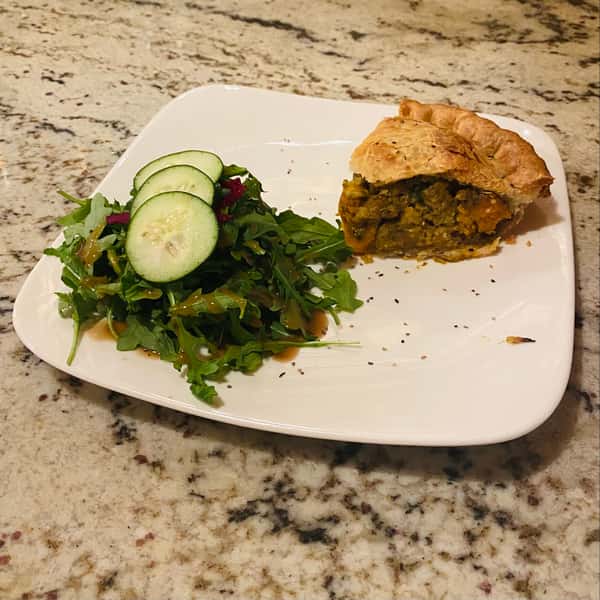 Australian Veg Curry Pot Pie