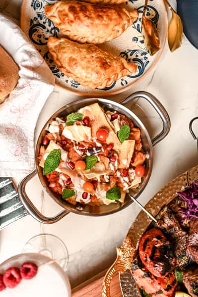 table of mediterranean food