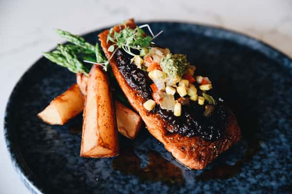Ancho Chili Glazed Salmon
