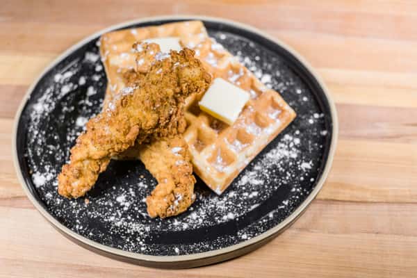 chicken and waffles