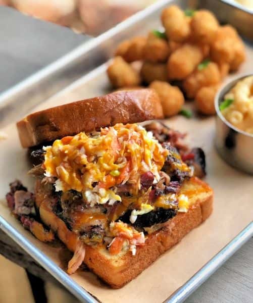 Coleslaw Pork Grilled Cheese Pulled Pork Sandwich — Smoke Wring