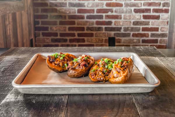 Pulled Pork Potato Skins
