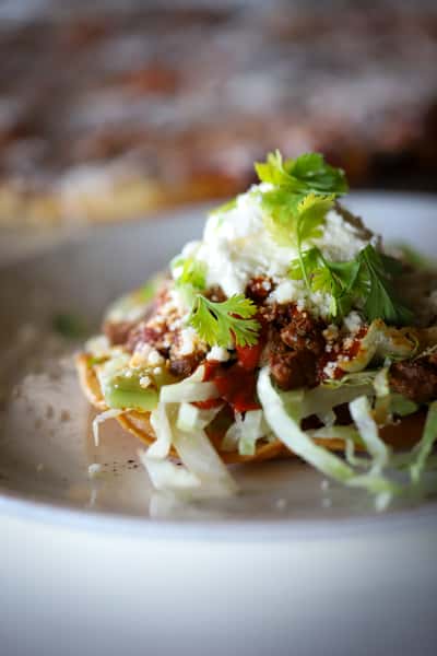 Carne Asada Tostada
