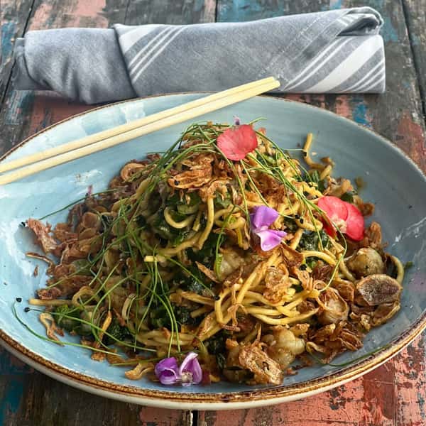 FL Rock Shrimp Lo Mein