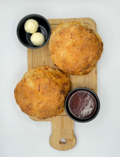 House Made Biscuit with Butter and Jam