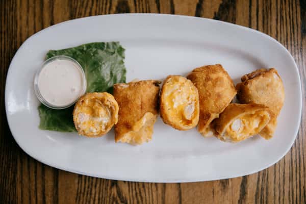 Buffalo Chicken Egg Rolls