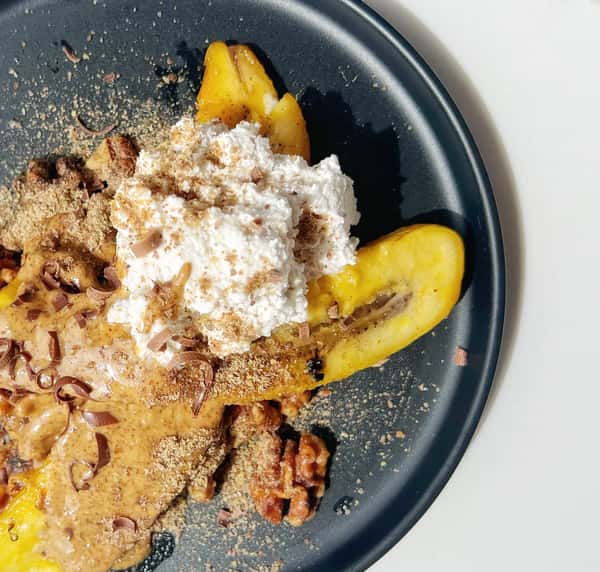 Charred Plantain & Walnuts