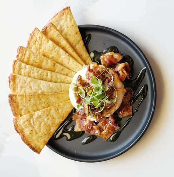 Whipped Goat Cheese & Bacon