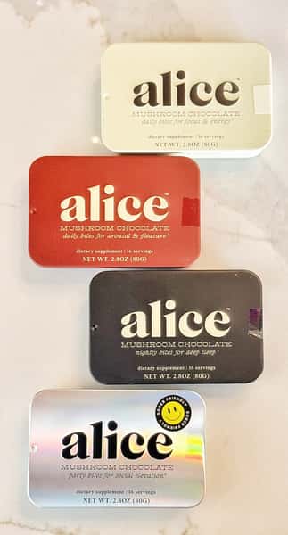 Alice Mushroom Chocolates