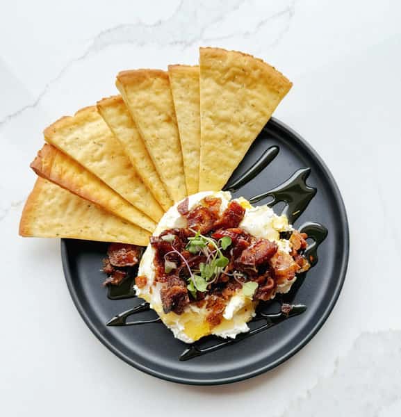 Whipped Goat Cheese & Candied Dates