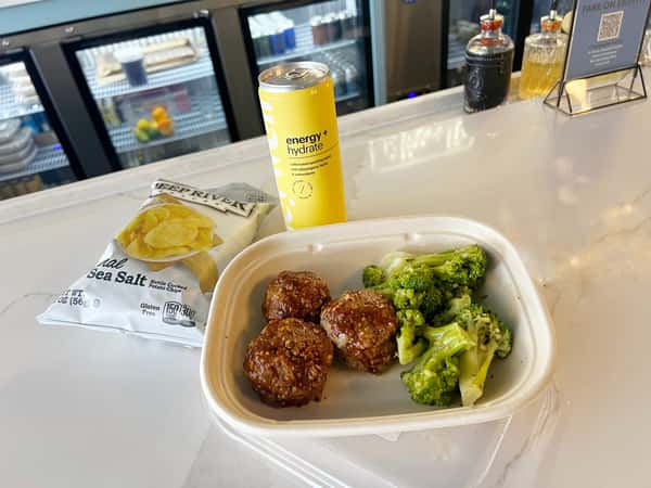 Clean Plate Balsamic Turkey Meatloaf & Green Goddess Broccoli