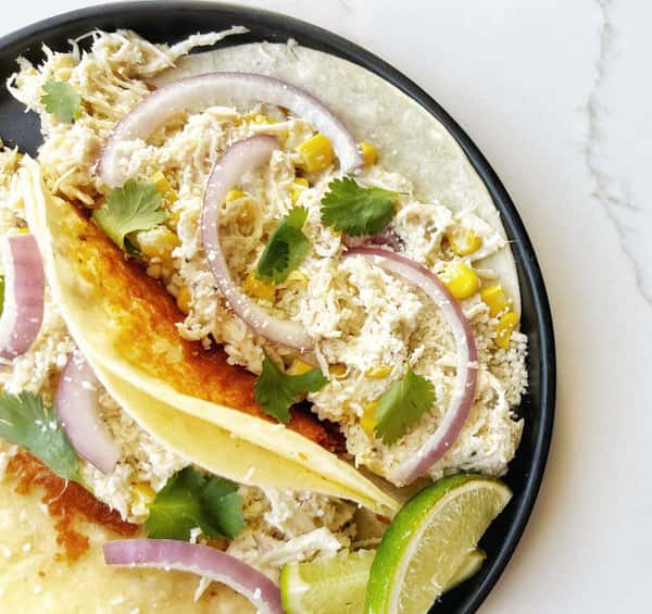 Street Corn Chicken Tacos