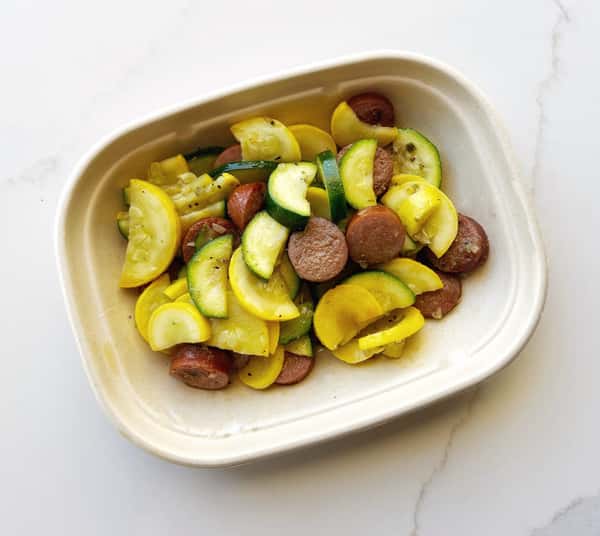 Clean Plate Summer Veggies & Turkey Sausage