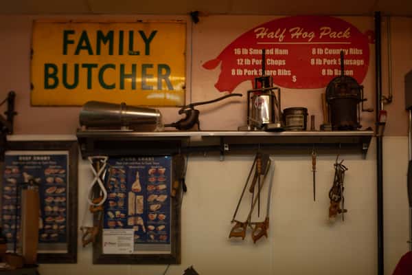 Butcher Shop memorabilia