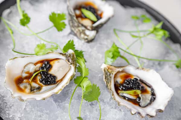 Oysters On Half's Shell