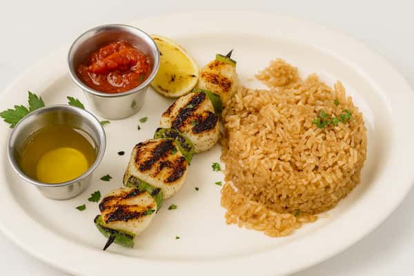 Shrimp dish with Rice