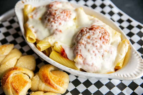 Baked Rigatoni with Meatball