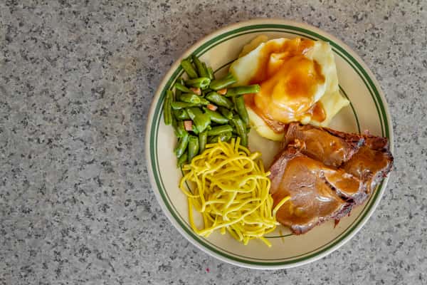 roast beef mash potatoes 