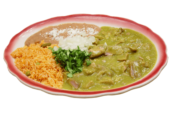 Plato Chile Verde