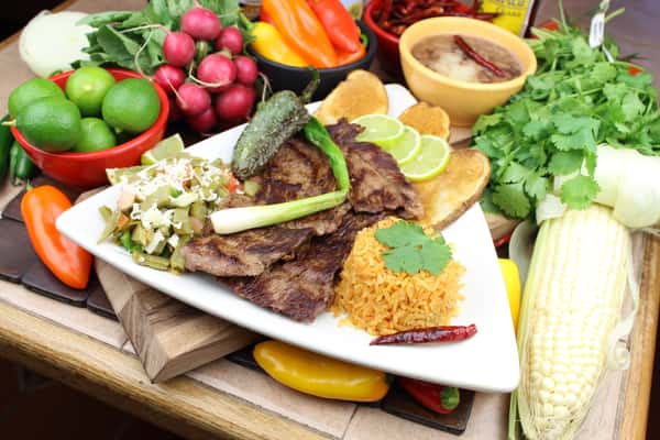 Plato De Carne Asada