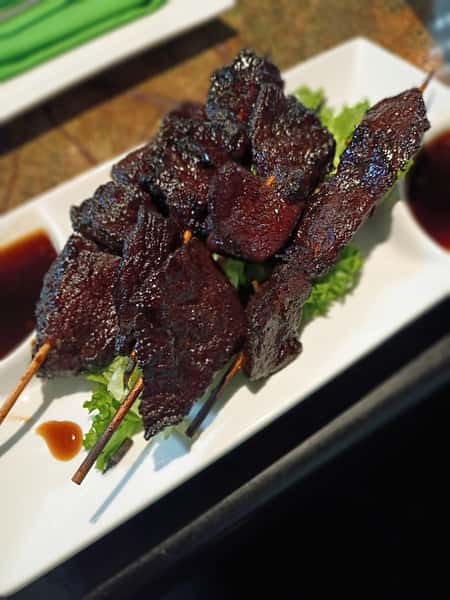 Teriyaki Beef or Chicken Skewers