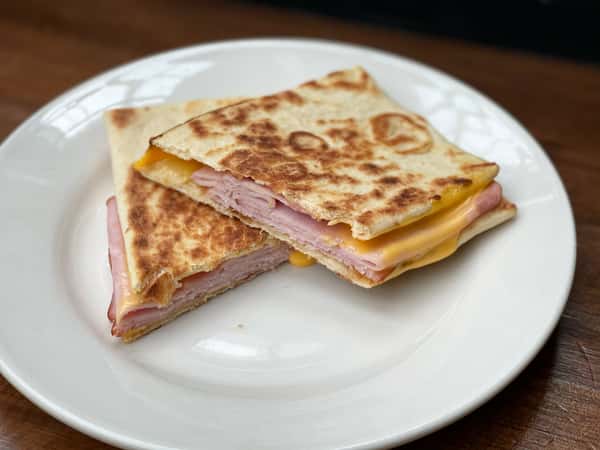 Grilled Ham & Cheese Flatbread