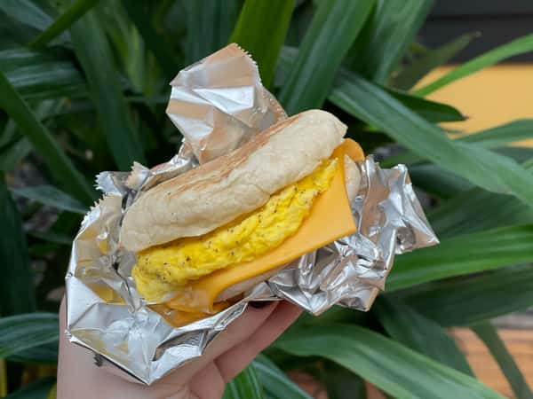 One Egg on English Muffin