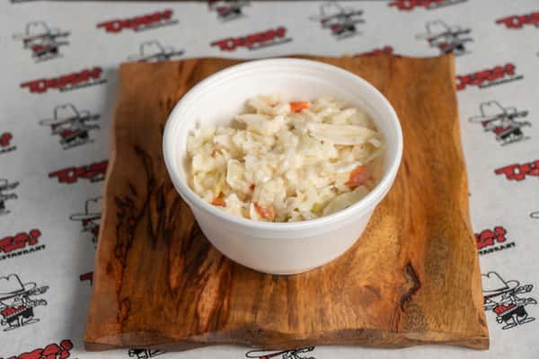 Texas Tom's four-piece crispy fried white meat chicken with mashed potatoes and gravy