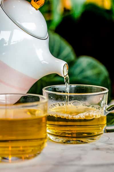 Pouring tea