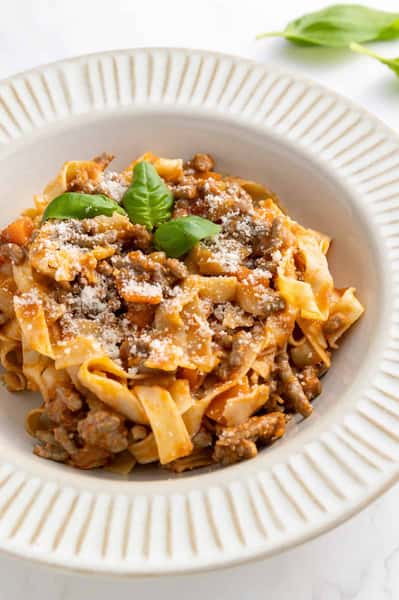 Fettuccine Bolognese