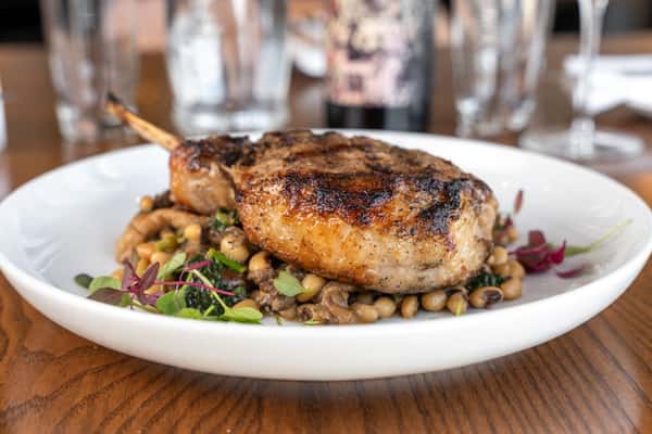 Grilled Bone in Pork Chop