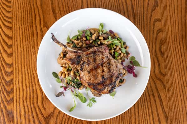 Grilled Bone in Pork Chop