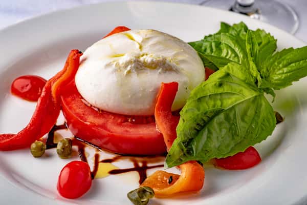 Imported Italian Burrata at Empire