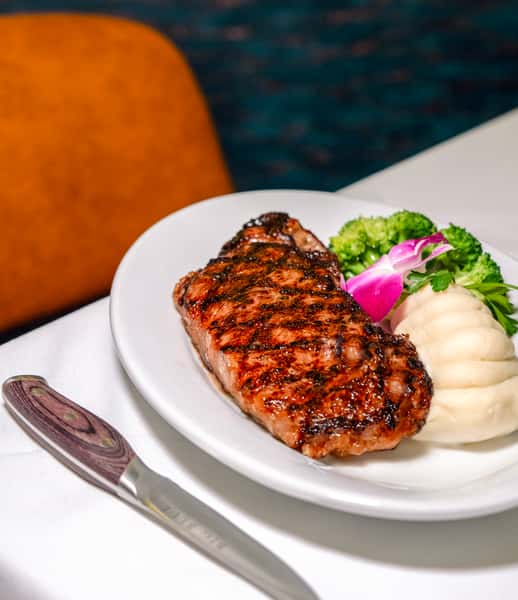 Lunch Strip Steak on table.jpg
