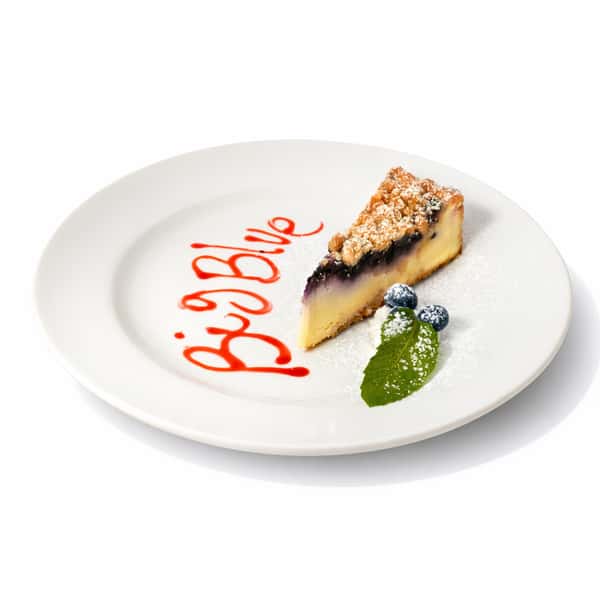 Big Blue Cheesecake