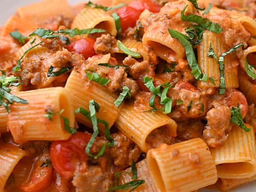 Rigatoni & Italian Sausage