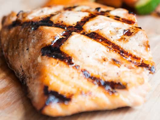 Grilled North Atlantic Salmon & Spinach