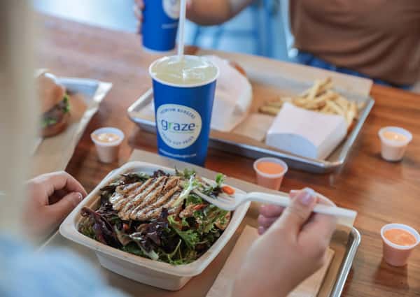 Customers enjoying Graze meals