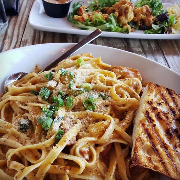 Cajun Shrimp Pasta Menu Flatlands Bourbon and Bayou Creole