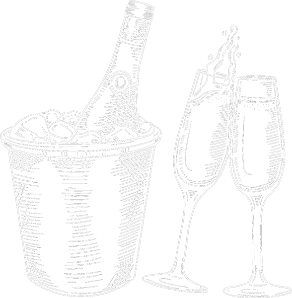 champagne illustration