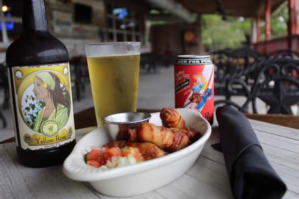 Appetizers and beer