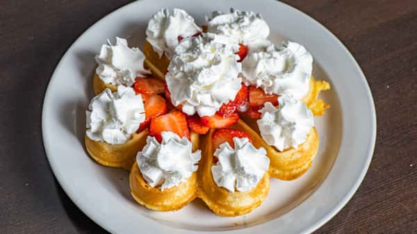 Belgian Waffle & Strawberries