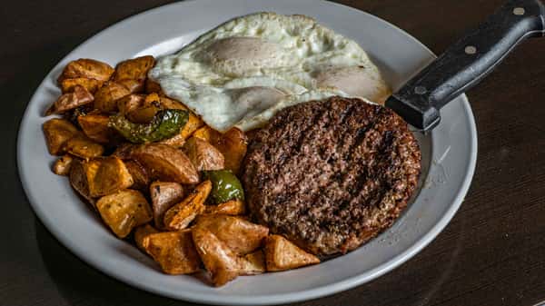 Burger & Eggs